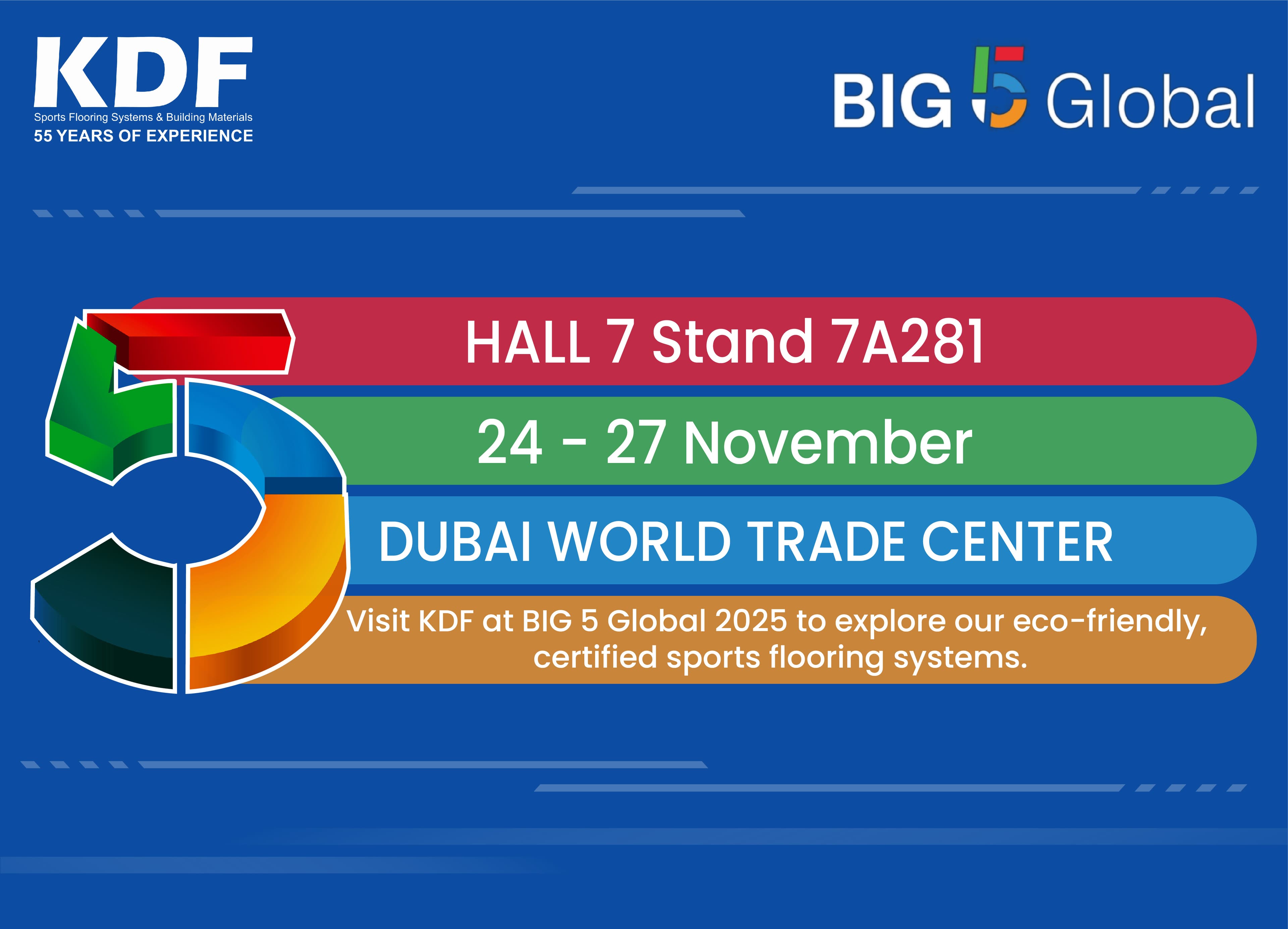 KDF at Big 5 Global Dubai 2025 – Stand 7A281