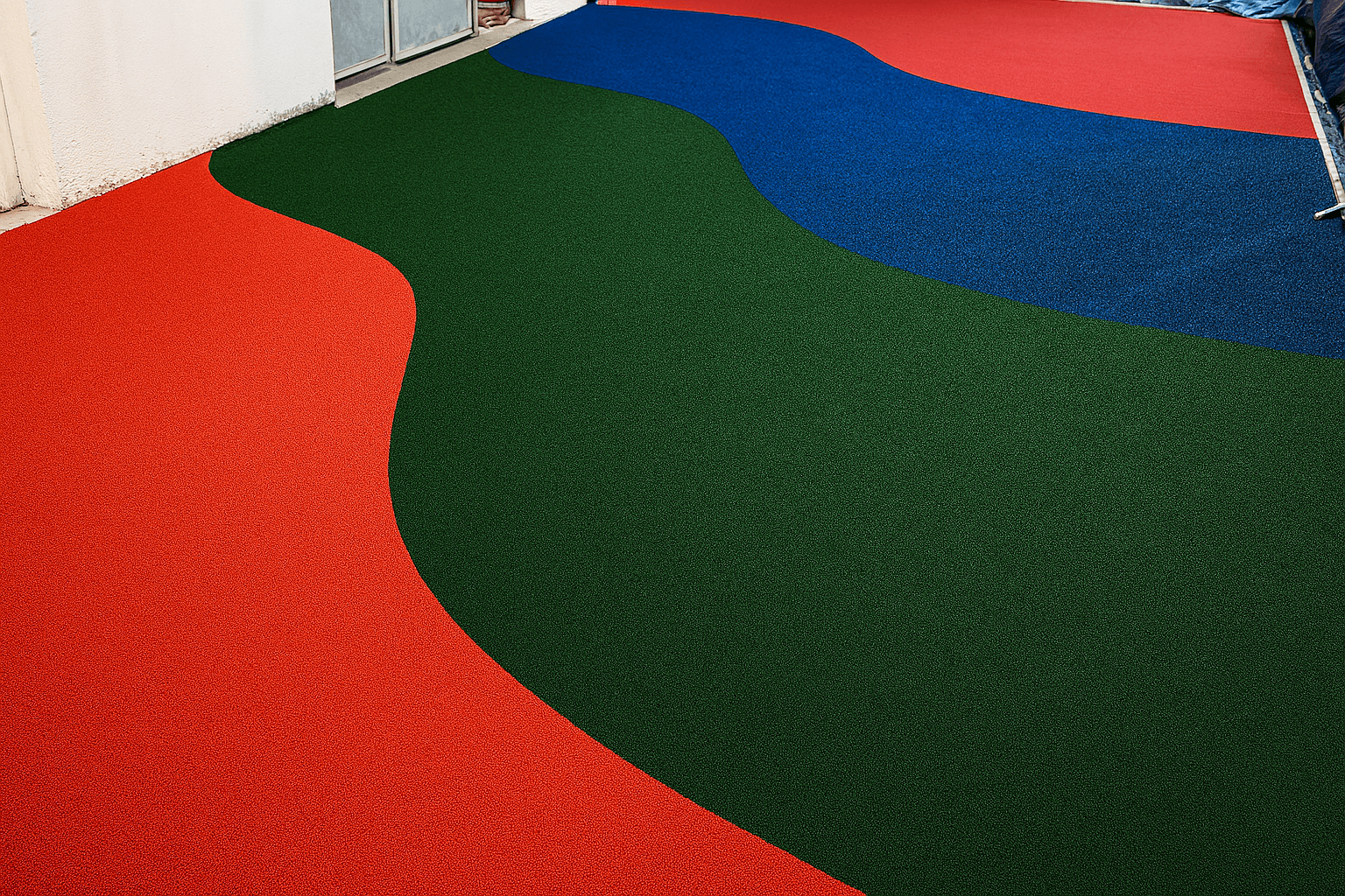 Playground EPDM flooring detail