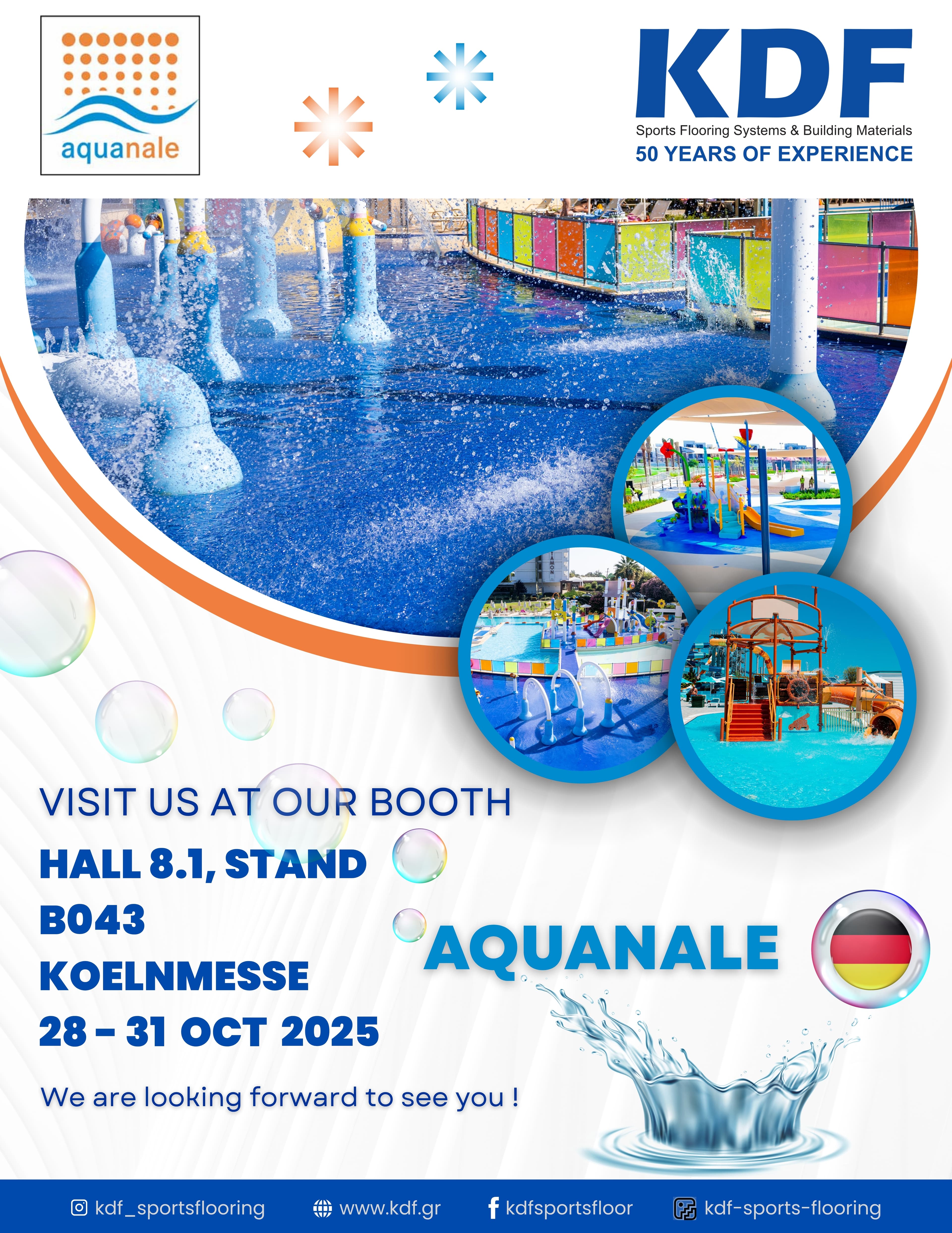 KDF at Aquanale 2025 – Hall 8.1, Stand B043