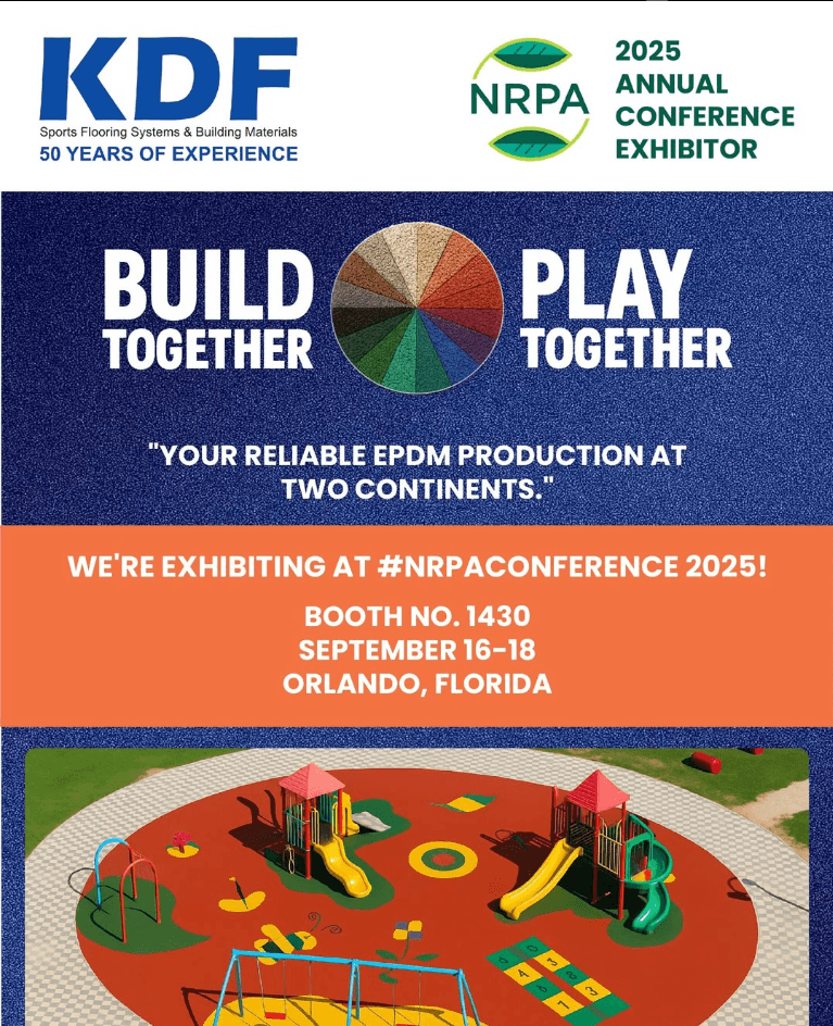 KDF at NRPA Conference 2025 – Booth No. 1430, Orlando